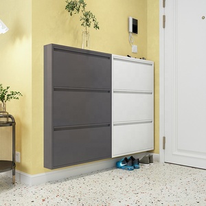 Scarpiera Salvaspazio Pieghevole e Sottile a Più Livelli, Mobiletto Organizer in Metallo per Ingresso e Soggiorno - Product Image 5