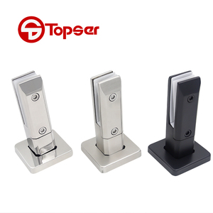 Ringhiera in <span class=keywords><strong>Vetro</strong></span> Senza Telaio per Piscina Esterna Moderna in Acciaio Inox 304 <span class=keywords><strong>con</strong></span> Supporto Regolabile e Gradini - Product Image 6