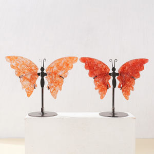 Kristal Penyembuhan Spiritual Alami Grosir, Ukiran Tangan Kristal Kupu-kupu, Kerajinan Seni Dekorasi - Product Image 2