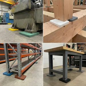 حشوة بلاستيكية مسطحة حديثة وصديقة للبيئة مقاس 100*75 ملم و 150*100 ملم، حشوة هيكلية بقدرة تحمل 20 طن لتسوية الخرسانة مسبقة الصب - Product Image 4