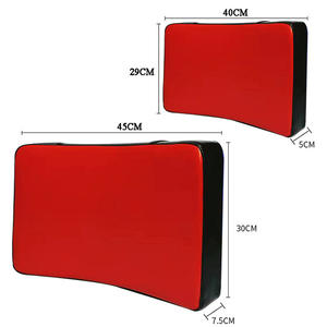 Alta calidad PU curvado Muay Thai artes marciales paleta Taekwondo objetivo Kicking Shield logotipo personalizado <span class=keywords><strong>precio</strong></span> de fábrica para Karate Judo - Product Image 4