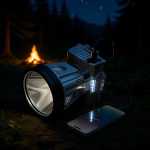 Linterna Frontal Recargable de Alta Potencia con LED, 3 Modos de Luz para Pesca, Camping, Senderismo y Correr - Product Image 2