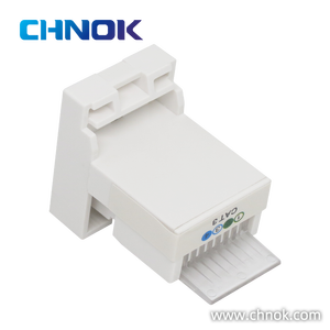 Connecteur téléphonique RJ11 Cat3 8P8C 90 degrés blanc, module de connecteur réseau, panneau de brassage, certifié ISO9001, matériau PC, 6m doré - Product Image 2