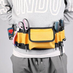 Sac de ceinture pour électricien robuste et personnalisé, pochette de réparation multi-poches, organisateur de ceinture à outils professionnel pour la construction - Product Image 3