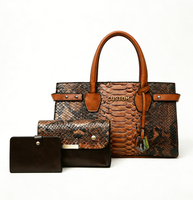 Kustom tas selempang kulit Pu wanita Set tas tangan Fashion mewah tas tangan wanita