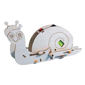 Kit d'expériences scientifiques primaires et secondaires, Modèles scientifiques de physique, Jouet escargot, Jouet DIY pour étudiants, Jouets d'ingénierie scientifique en bois et plastique - Product Image 1