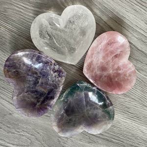 <span class=keywords><strong>Bol</strong></span> <span class=keywords><strong>chantant</strong></span> en <span class=keywords><strong>cristal</strong></span> <span class=keywords><strong>de</strong></span> quartz rose en forme <span class=keywords><strong>de</strong></span> cœur sculpté, artisanat populaire, souvenir <span class=keywords><strong>de</strong></span> mariage, pierre précieuse naturelle en gros - Product Image 6