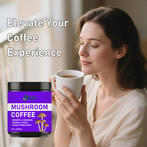 Hot Sale Mushroom Coffee Powder Support <b>Supplement</b> Mushroom Improves Focus Alertness Calories Exclusive Elevated Clean Coffee - Product Image 5