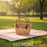 Sac de shopping multifonctionnel élégant pour femmes, en dentelle, imperméable, écologique, 22x12x17 cm, panier de plage, double poignée, organisateur de Pâques