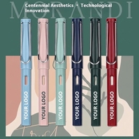 Stylo plume en plastique de luxe avec logo personnalisé, vente en gros, stylo d'écriture professionnel pour cadeau d'affaires et promotion, pointe de 0,38 mm et 0,5 mm