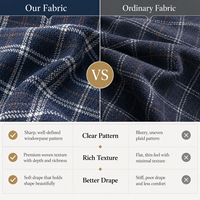 Tissu en polyester et rayonne pour manteau femme automne-hiver, mélange de laine et polyester – Bienvenue à choisir