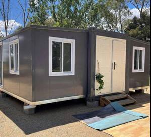 Bester Preis Modular Erweiterbar Fertighaus Falthaus Schönes Haus Mobil heim Villa Sandwich platte Stahl Bequemer Falt versand - Product Image 2