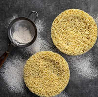 Low-Fat Low-Carb Fried Nona Dried Instant Noodles Ramen Cup Bag Bulk Packaging Durum Wheat Flour Noodle Cake
