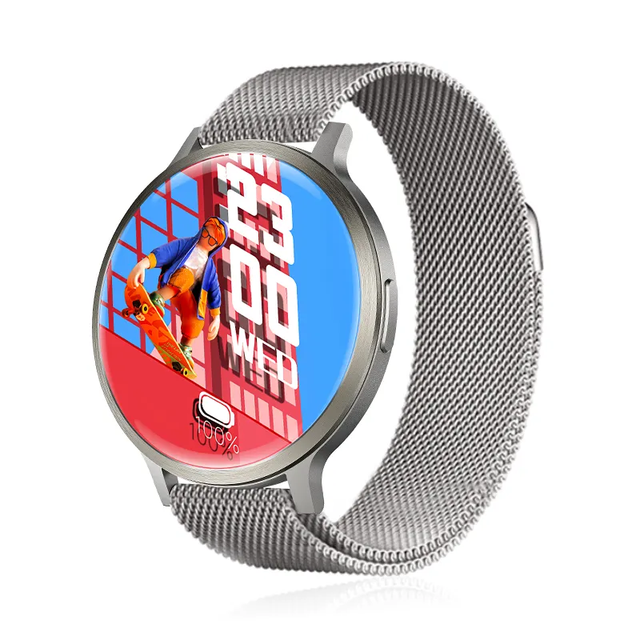DM90 Smart Watch for Men with 1.75'' AMOLED Screen 400mAh Large Battery BT Calling 100+ Sports Modes Smartwatch New Arrival