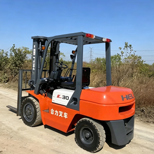 Chariot élévateur à contrepoids diesel CPCD30 de 3 tonnes, résistant aux intempéries, pour le transport de marchandises en entrepôt et en port - Product Image 2