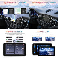 Hikity 10.1 ''Double Din 4 + 64G Android Autoradio stéréo 360 écran rotatif sans fil CarPlay/Android Auto/GPS/WiFi Vente en gros OEM