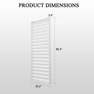Pantalla de privacidad de aluminio de tamaño personalizado, pared de obturador lateral para pérgola exterior, presión natural, a prueba de viento para accesorios de balcón - Product Image 4