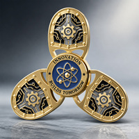 Pièces de Défi Fidget Spinner Personnalisées Innovation Alliage de Zinc 3D Émail Pièces Commémoratives Prix