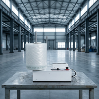 Machine d'emballage automatique électrique pour coussins d'air, gonfleur de sacs en rouleau plastique avec pompe à moteur pour cartons