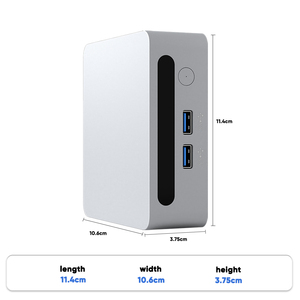 Une bonne affaire AMD Gamer Mini PC R9 5900HX/R7 7730U 5825U <span class=keywords><strong>5700U</strong></span> R5 5600H <span class=keywords><strong>5500U</strong></span> DDR4 Mini ordinateur de jeu Barebone WiFi6 BT5.2 - Product Image 4