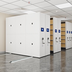 Bureau mobile/étagère de stockage d'archives étagère d'archives commerciale en métal peu encombrante avec conception anti-inclinaison - Product Image 4