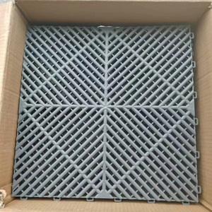 Professional Modular <b>Plastic</b> Garage <b>Flooring</b> With Anti Slip Drain Grids for Car Service Centers - Product Image 2