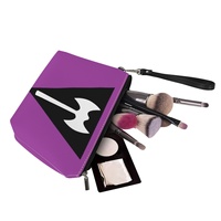 Pochette cosmétique personnalisée à thème lesbien (Labrys) et gay, imprimée UV, pour les voyages, l'organisation des cosmétiques dans la salle de bain et la vente au détail