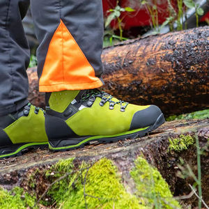 Haut haut forêt daim cuir véritable désert extérieur sécurité Combat escalade montagne homme bottes <span class=keywords><strong>semelles</strong></span> en caoutchouc chaussures de randonnée - Product Image 3