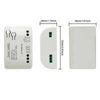 Módulo de Relé WiFi Inteligente Ewelink de 1 Canal, 7-32V DC, 433MHz, Control Remoto por Voz con Alexa para Abridor de Puerta de Garaje, 10A Corriente Máxima, Sin USB