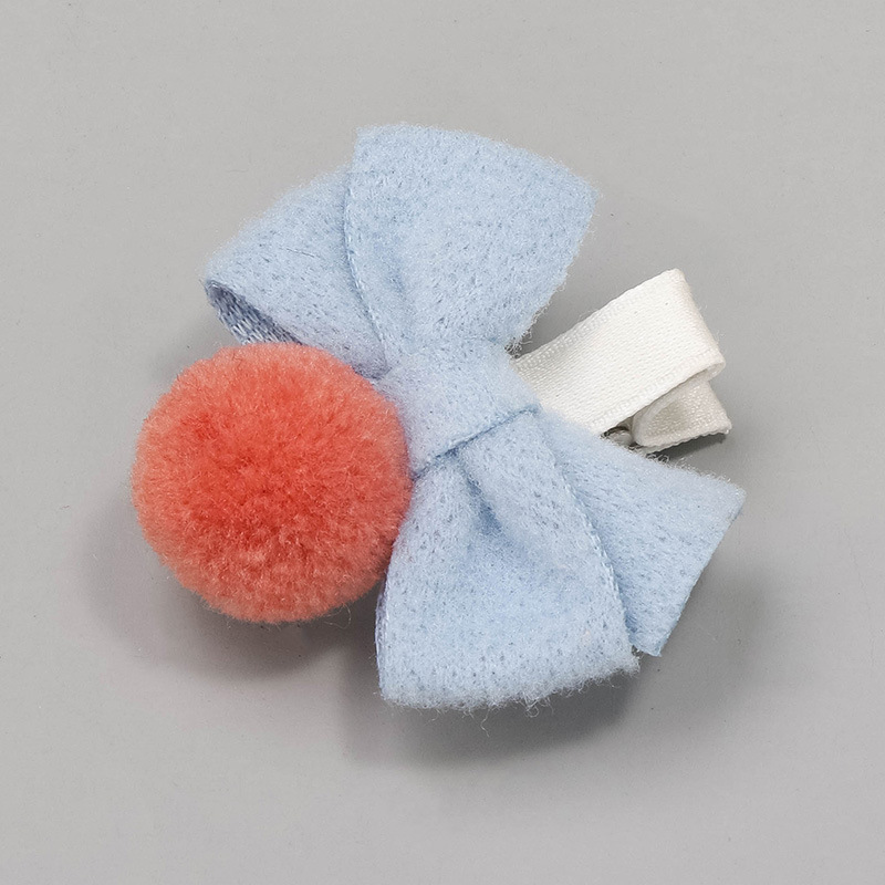 Épingle à cheveux boule noeud bleu clair Mc1614