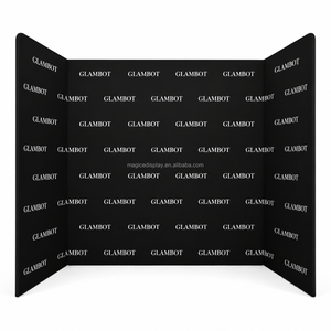 Toile de fond personnalisée pour photomaton, en tissu tendu, pour événements et expositions, modèle G-<span class=keywords><strong>Bot</strong></span>. - Product Image 1