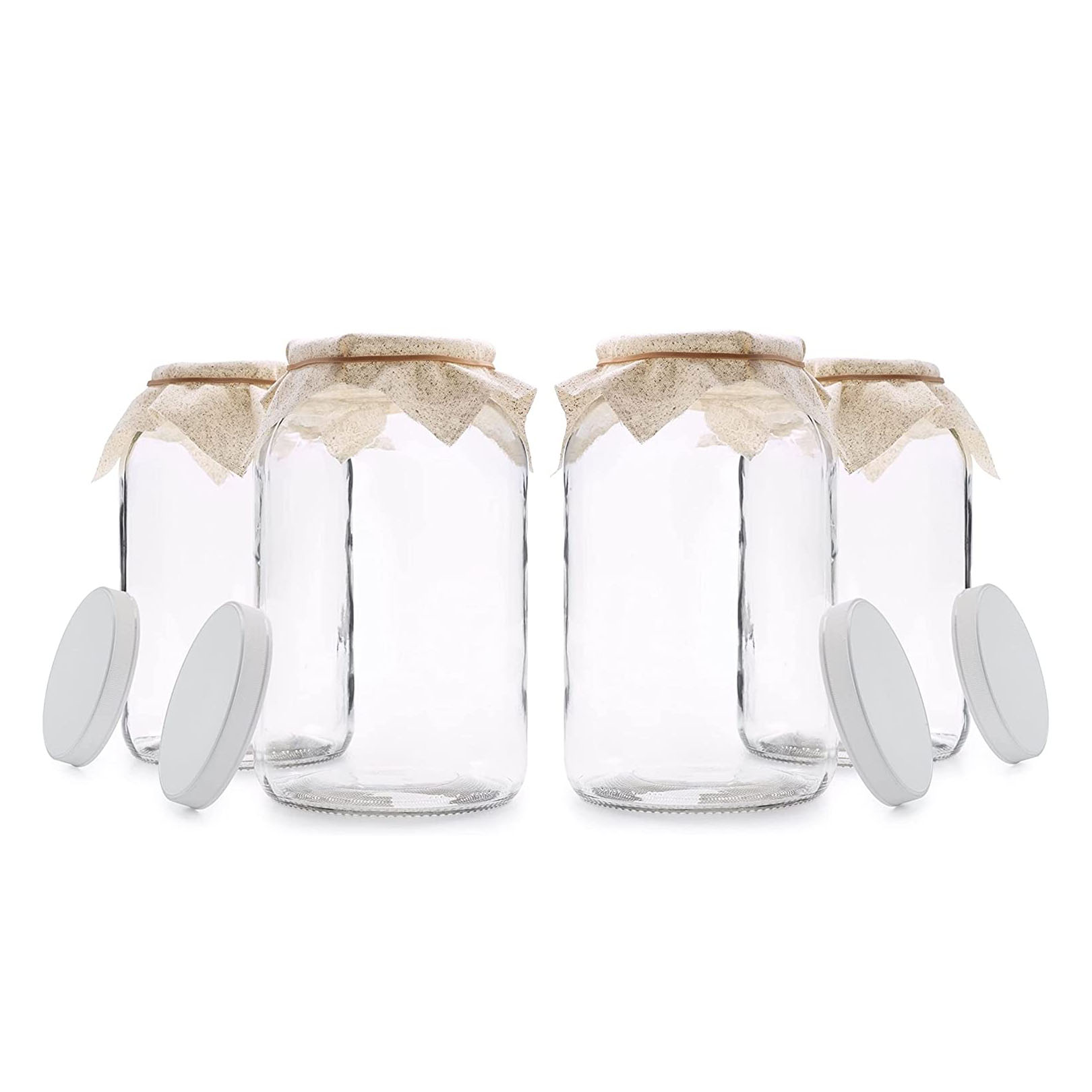 Grand Bocal En Verre Luminarc Avec Couvercle – Octime, Hauteur 24.5cm, Occasion