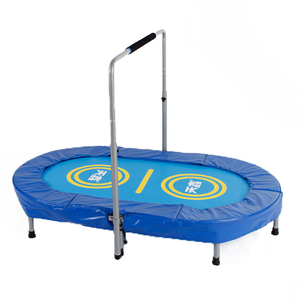 <span class=keywords><strong>Trampoline</strong></span> carré de haute qualité pour enfants en plein air <span class=keywords><strong>Double</strong></span> <span class=keywords><strong>Trampoline</strong></span> de fitness <span class=keywords><strong>Trampoline</strong></span> de lit de saut durable pour la cour familiale - Product Image 2
