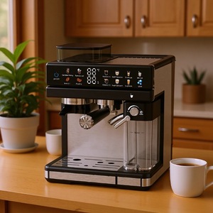 เครื่องชงกาแฟเอสเพรสโซแบบกึ่งอัตโนมัติ PP+สแตนเลสสตีล ความจุน้ำ 2.6 ลิตร 12 เมนู แรงดัน 20 บาร์ พกพาสะดวก ใช้ได้ทั้งในโรงแรมและครัวเรือน - Product Image 2