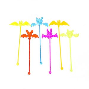 Jouets personnalisés - Chauves-souris collantes colorées pour Halloween, jouets farfelus en gel souple, gadgets anti-stress à presser - Product Image 4