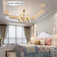 Accessoires d'intérieur Matériau de construction 450mm Panneau mural WPC sans soudure Plafond