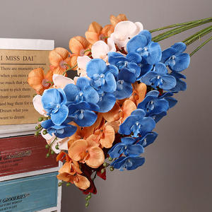 Fleurs d'orchidées Phalaenopsis artificielles en soie 95 cm, écologiques, pour Pâques, Noël, la remise des diplômes, le Nouvel An, la rentrée scolaire, la maison, les mariages - Product Image 5