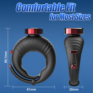 Anillo Vibrador con Control por Aplicación, Anillo de Silicona Ajustable para Parejas, Juguete Sexual para Adultos - Product Image 5