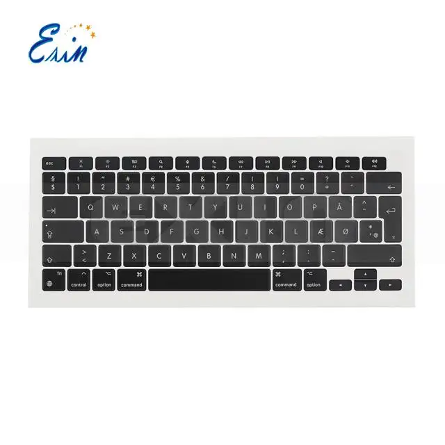 Untuk Macbook AIR Retina 13 "A2337 2020 Kunci Keyboard Keycaps Spanyol Italia Ibrani Ceko Yunani Yunani Yunani Arab