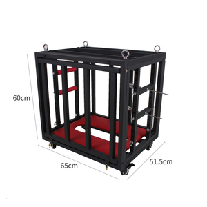 <strong>BDSM</strong> <strong>Furniture</strong> Mini Metal Dog <strong>Cage</strong> Slave Restraint Training Props Sex Love Game Hanging <strong>Cage</strong> for Women Restraint Rack - Product Image 2