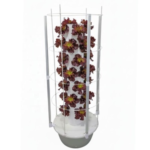 Système de culture en tour aéroponique/hydroponique à 28 trous avec ABS de qualité alimentaire, grande taille pour usage domestique et agricole - Product Image 1
