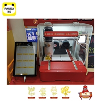Portable Automatic AI 3D Sugar Painting Printer Food Grade DIY Custom Pattern Food 3D Printer for Commercial Use
