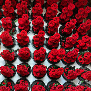 Vie éternelle Immortel Rose Fleur Séchée Artificielle Préservée Tête Roses Noël Graduation Thanksgiving Coffret Cadeau Belle - Product Image 6