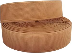 Ruban élastique écologique <span class=keywords><strong>100</strong></span> % polyester de haute qualité, 2 cm de large, coloré, brodé à chevrons, tissé double face en sergé - Product Image 2