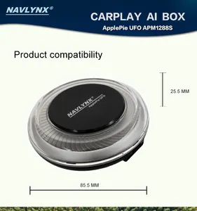 NAVLYNX 애플파이 UFO 카플레이 AI 박스 무선 카플레이 안드로이드 자동 멀티미디어 LTE GPS 기아 링컨 마쓰다 미쓰비시 마세라티 포드