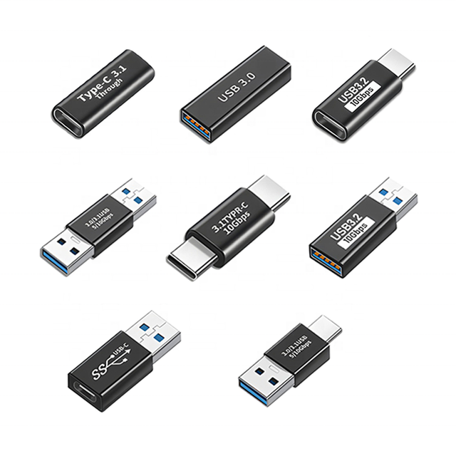 USB 3.0 to Type-C 3.1 OTG Adapter Aluminum Alloy 5/10 Gbps Transfer Speed Compact & Portable for Various Applications