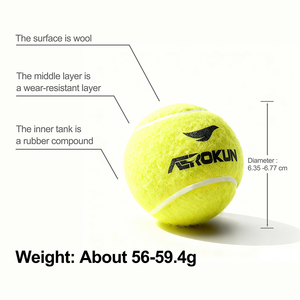 Pelota de Pádel de lana de calidad de aprobación personalizada de alta calidad Pelota de Pádel modelo profesional Pelota de Pádel presurizada - Product Image 4