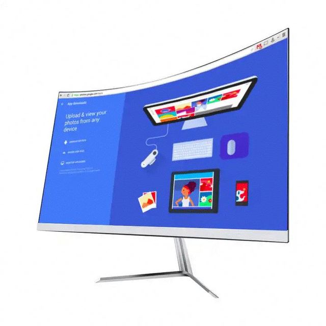 New Arrival I7 All in One Desktop 27 Inch Gaming Computer 24 I7 Curved Screen 34