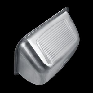 Fregadero de trapecio de acero inoxidable, lavabo montado en la pared de diseño moderno - Product Image 4