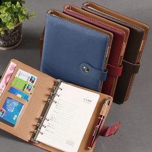 Agenda de Cuero Personalizada de Alta Gama, Diario de Negocios A5 con Tapa Dura, Hojas Sueltas, con Imán, Impresión Offset de Regalo - Product Image 3